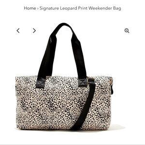 Mali and Lili spotted Weekender Bag with shoulder strap. NWT
